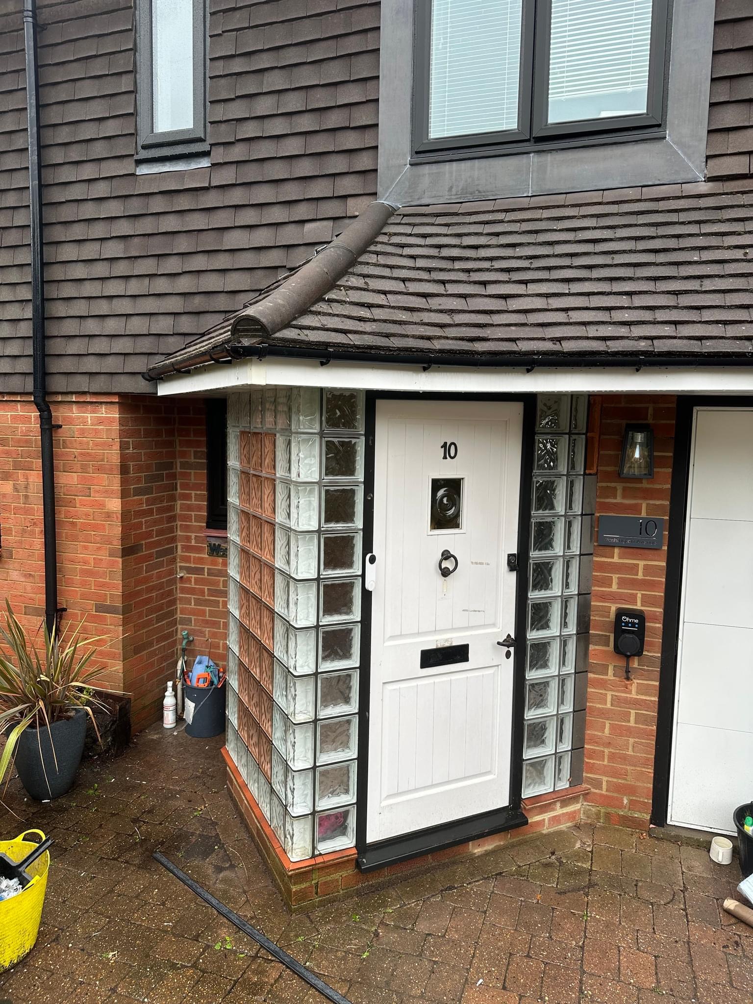 The existing front door